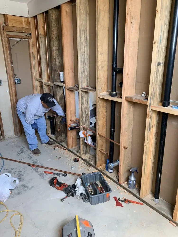 Commercial rough-in plumbing for Water Heater Replacement in Pawcatuck